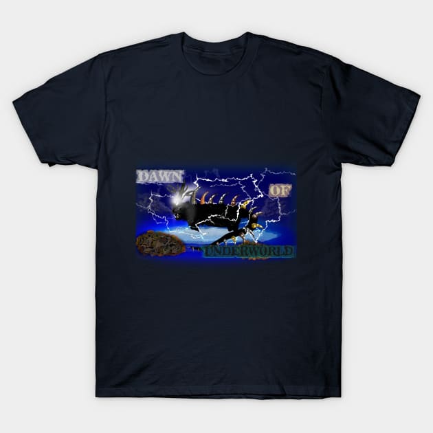 Black Panther - "Dawn of the Underworld T-Shirt by Zealjagan